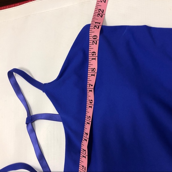 Fabletics Hazel Tank Top Cross Back Yoga Blue - Picture 9 of 10